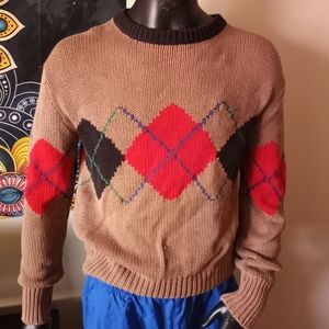 Vtg 90's Polo Ralph Lauren 100% cotton grandpa sweater